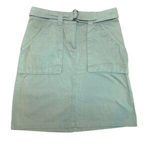 H&M Vintage Y2K Utility Cargo Skirt Sage Army Green Size 6